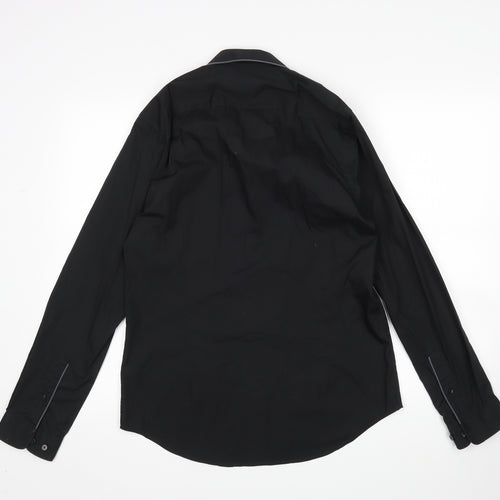 Burton Mens Black    Dress Shirt Size M