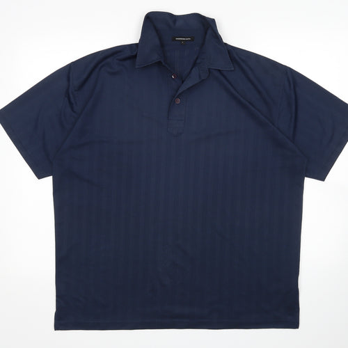 Whispering Smith Mens Blue    Polo Size L