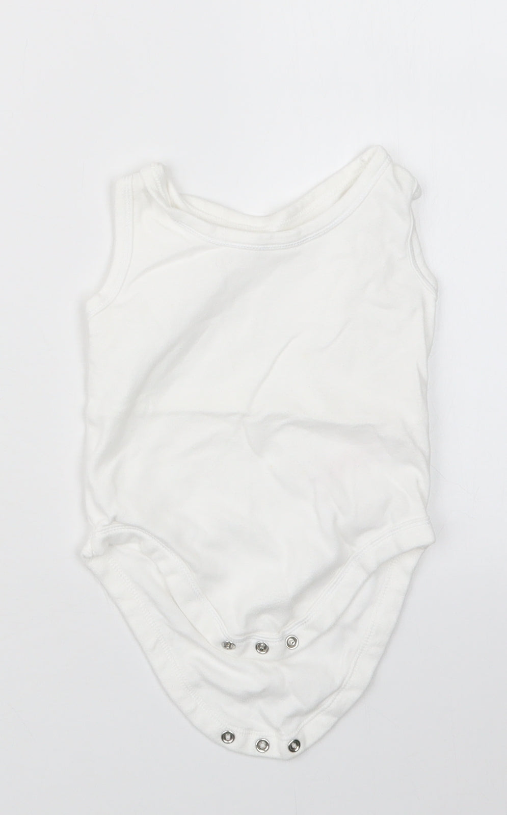 Mothercare Baby White   Babygrow One-Piece Size 12-18 Months