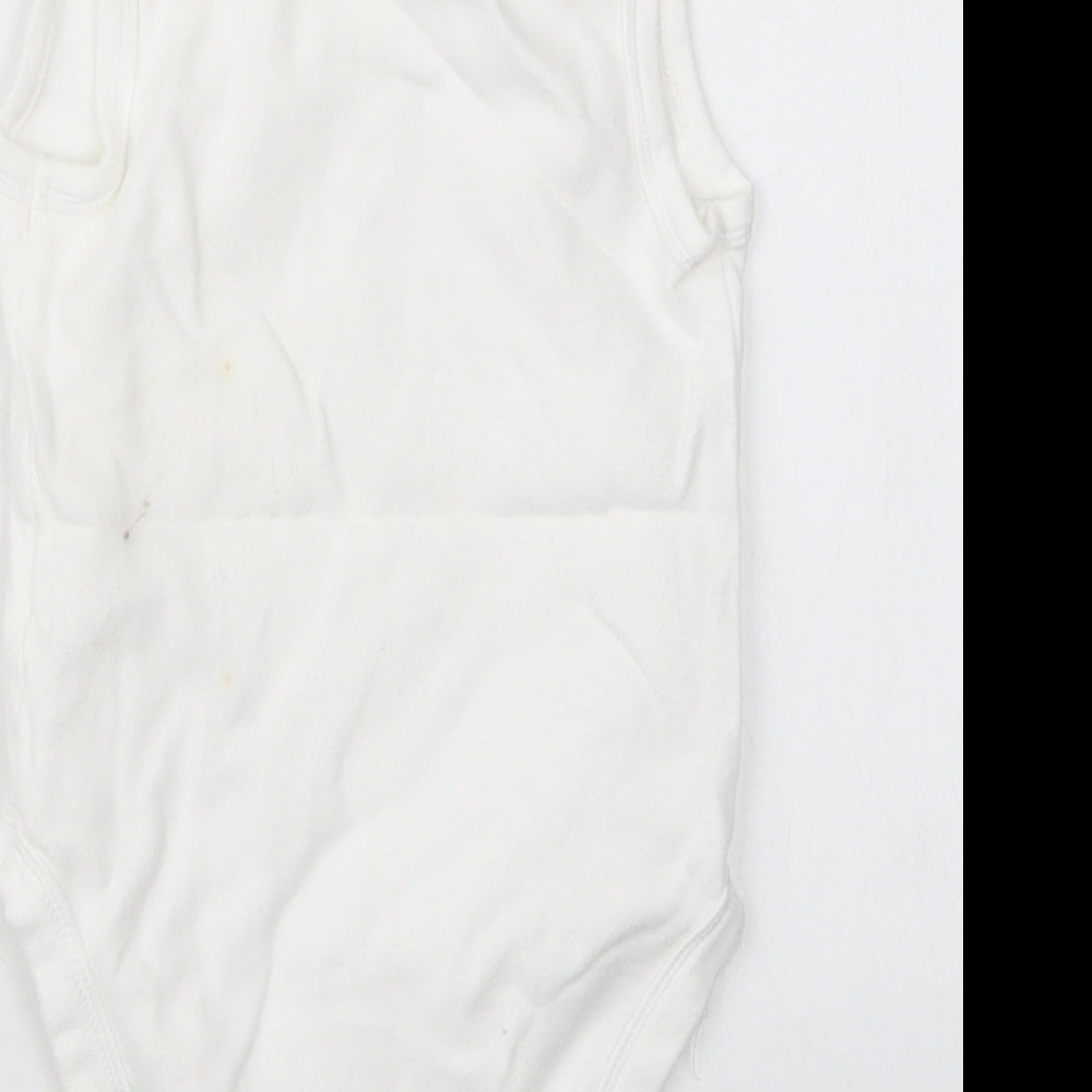 Mothercare Baby White   Babygrow One-Piece Size 12-18 Months