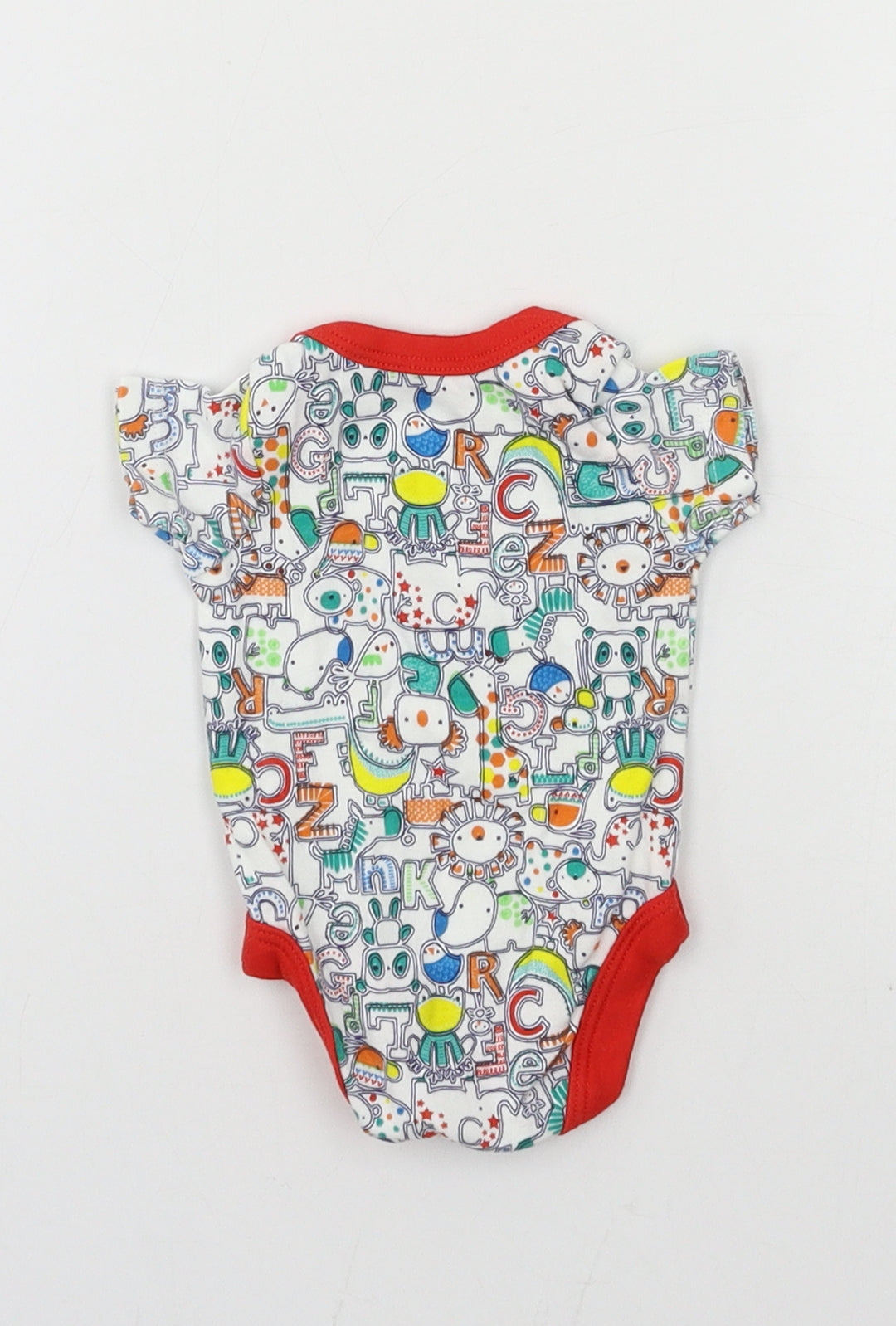 Mini Club Baby Multicoloured Geometric Jersey Babygrow One-Piece Size Newborn