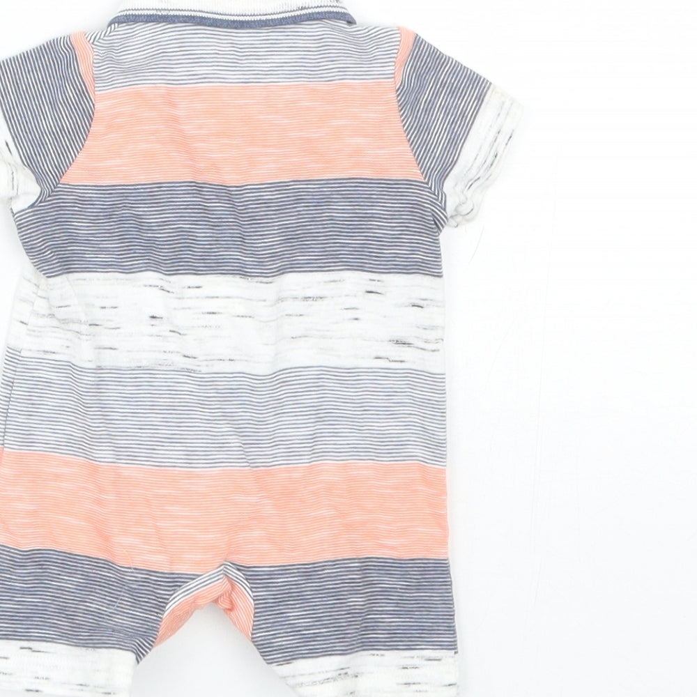 F&F Baby Multicoloured Striped  Babygrow One-Piece Size Newborn