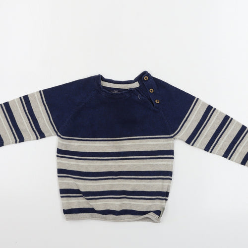 NEXT  Boys Beige Striped  Pullover Jumper Size 2 Years