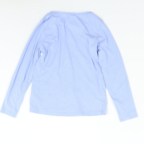 George Girls Blue Solid  Top Pyjama Top Size 8-9 Years