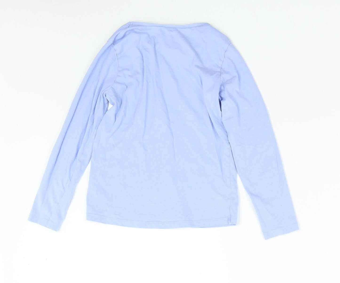 George Girls Blue Solid  Top Pyjama Top Size 8-9 Years
