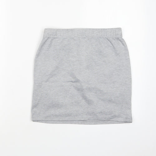 Select Womens Grey   Mini Skirt Size 10