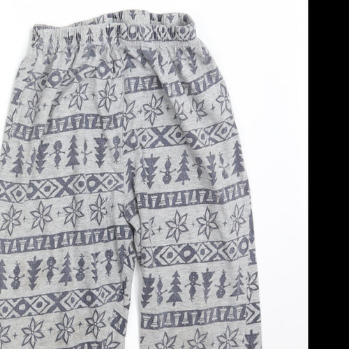 Frozen Girls Multicoloured Fair Isle   Pyjama Pants Size 7-8 Years