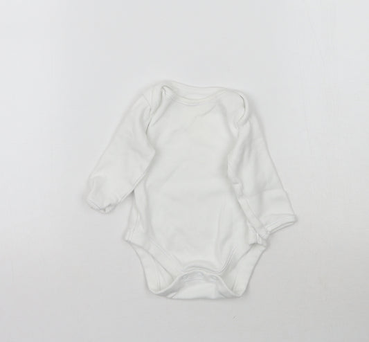 Mothercare Baby White   Babygrow One-Piece Size 0-3 Months