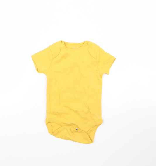 NEXT Baby Yellow   Babygrow One-Piece Size 9-12 Months
