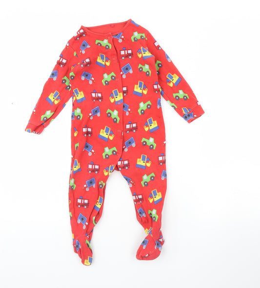 NEXT Baby Red Spotted  Babygrow One-Piece Size 12 Months