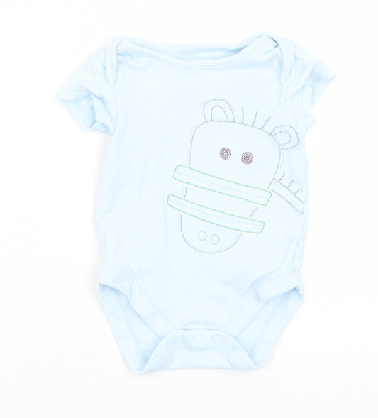 M&S Baby Blue   Romper One-Piece Size 0-3 Months