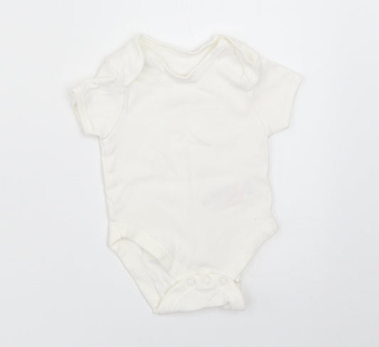 Primark Baby White   Babygrow One-Piece Size 0-3 Months