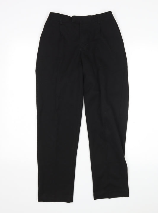 M&S Boys Black   Dress Pants Trousers Size 12-13 Years - School Wear