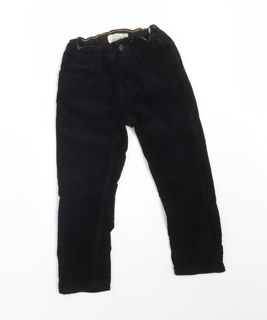 H&M Girls Black   Straight Jeans Size 3 Years
