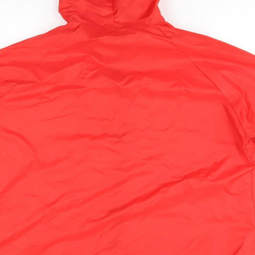 Preworn Mens Red   Rain Coat Coat Size M