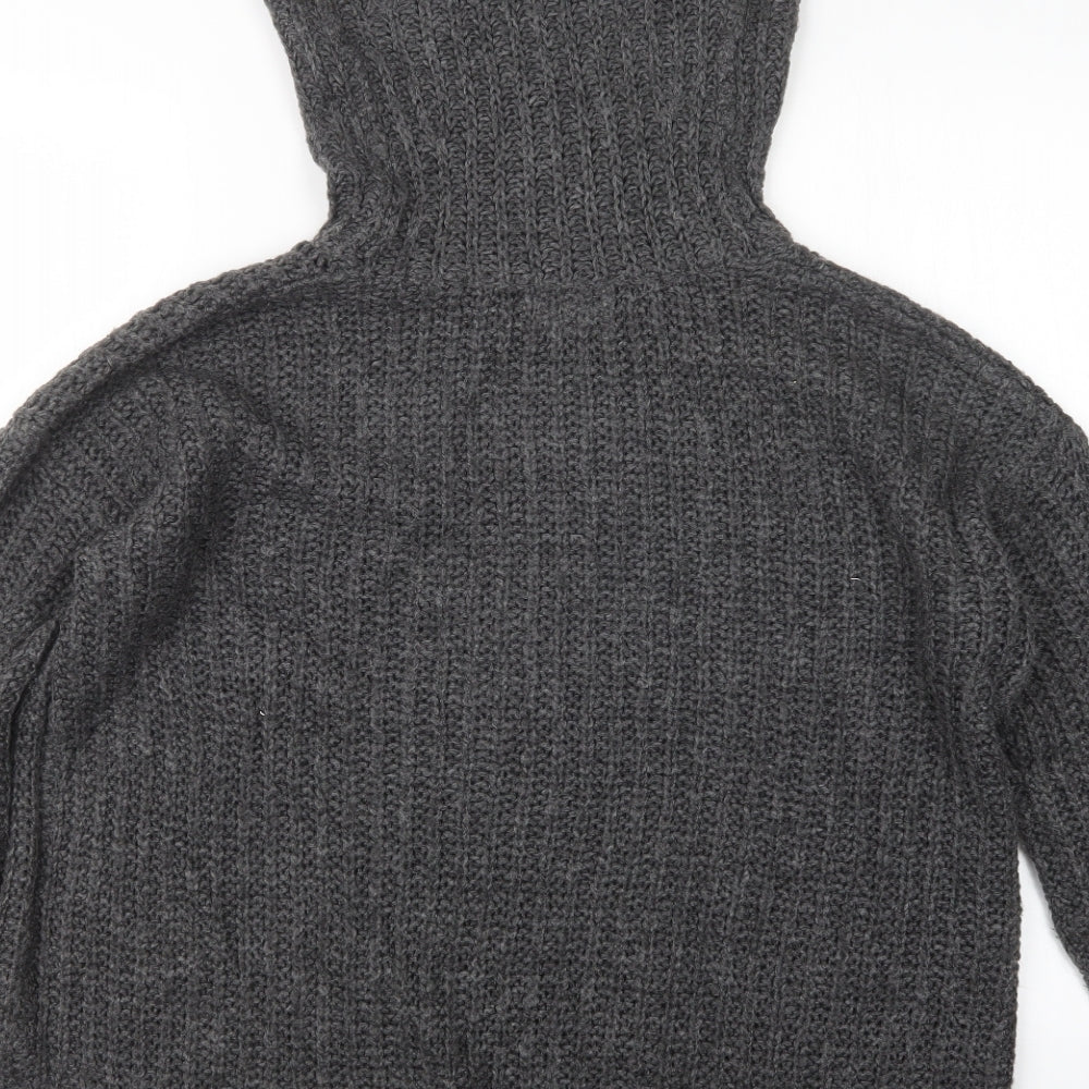 Onfire Womens Grey  Knit Pullover Jumper Size 12