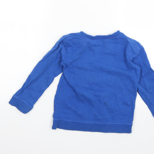 Mothercare Boys Blue   Pullover Jumper Size 6 Years