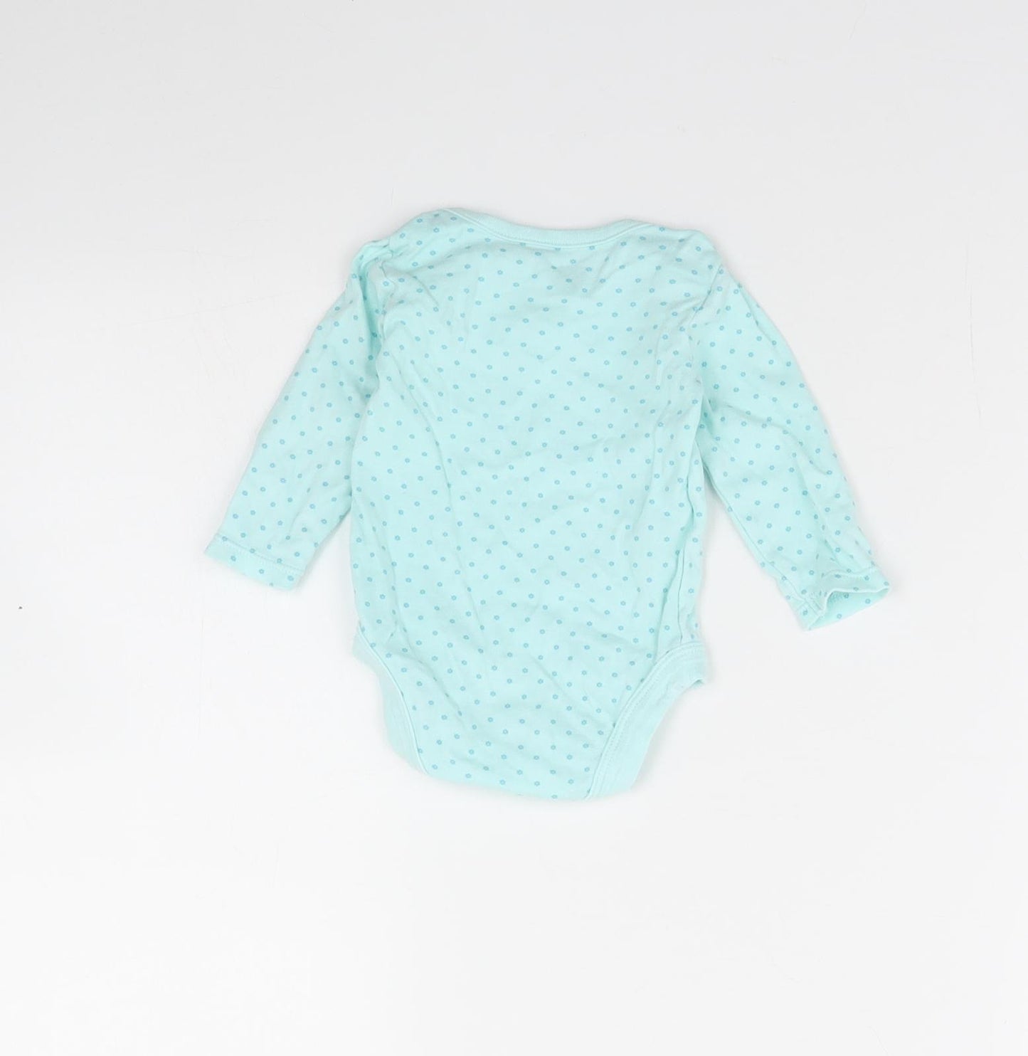 TU Girls Blue Striped  Babygrow One-Piece Size 0-3 Months