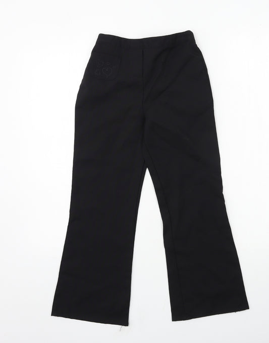 Matalan Girls Black   Dress Pants Trousers Size 8 Years
