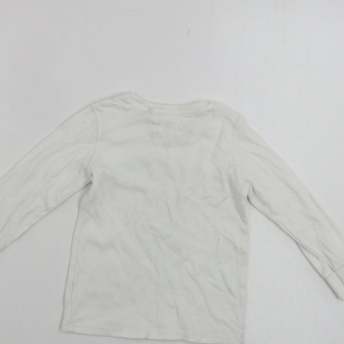 NEXT  Boys White   Pullover Jumper Size 2-3 Years