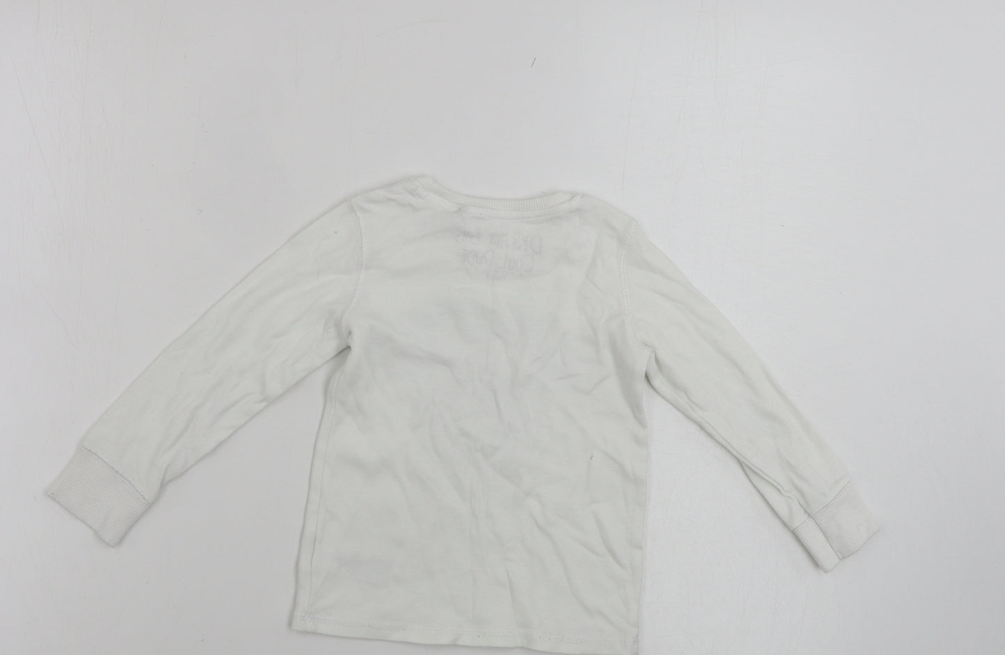 NEXT  Boys White   Pullover Jumper Size 2-3 Years