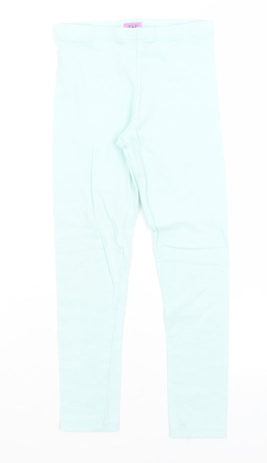 F&F Girls Blue   Capri Trousers Size 6-7 Years