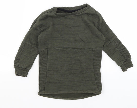 George Boys Green   Pullover Jumper Size 2-3 Years