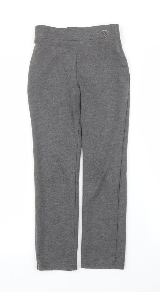 George Girls Grey   Jogger Trousers Size 6-7 Years