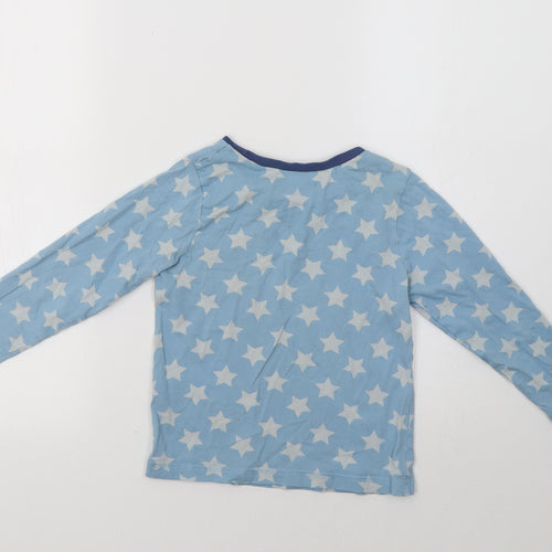George Boys Blue    Pyjama Top Size 6-7 Years  - Star Print