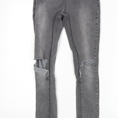 New Look Girls Grey   Skinny Jeans Size 13 Years