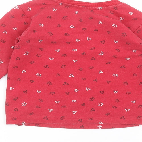 Matalan Boys Red   Pullover Jumper Size 2-3 Years