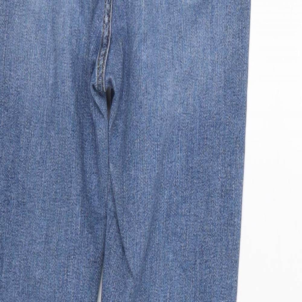 TALLY WEiJL Womens Blue   Tapered Jeans Size 6 L27 in - Elastic Waist