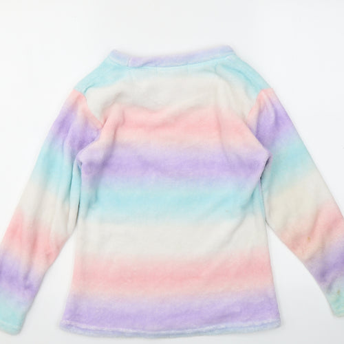 JUST LIKE YOU  Girls Multicoloured Striped  Top Pyjama Top Size 10-11 Years