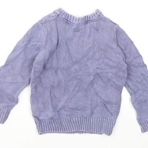 F&F Boys Blue   Pullover Jumper Size 2-3 Years
