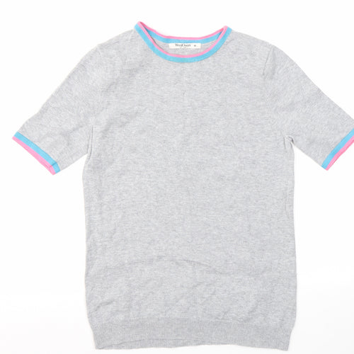 Woolovers Womens Grey   Basic T-Shirt Size XS