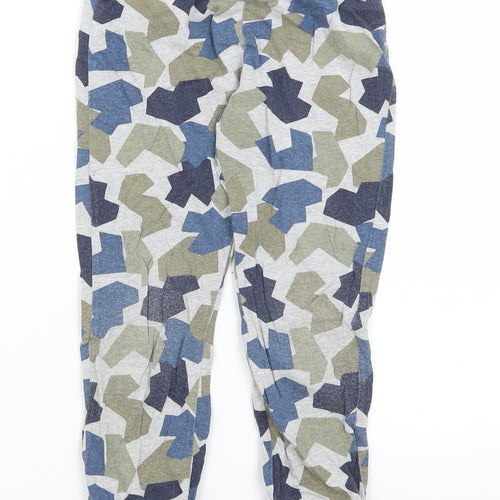 F&F Boys Grey Geometric   Pyjama Pants Size 5-6 Years
