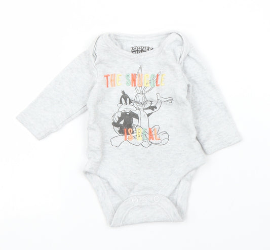 Primark Baby Grey   Babygrow One-Piece Size 0-3 Months