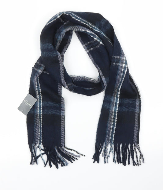 Greenwoods Mens Blue Plaid  Scarf  One Size
