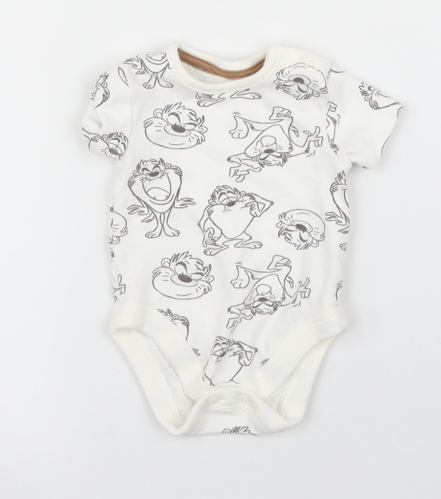 George Baby White   Babygrow One-Piece Size 0-3 Months