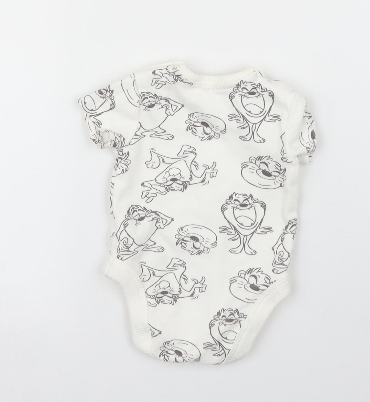 George Baby White   Babygrow One-Piece Size 0-3 Months