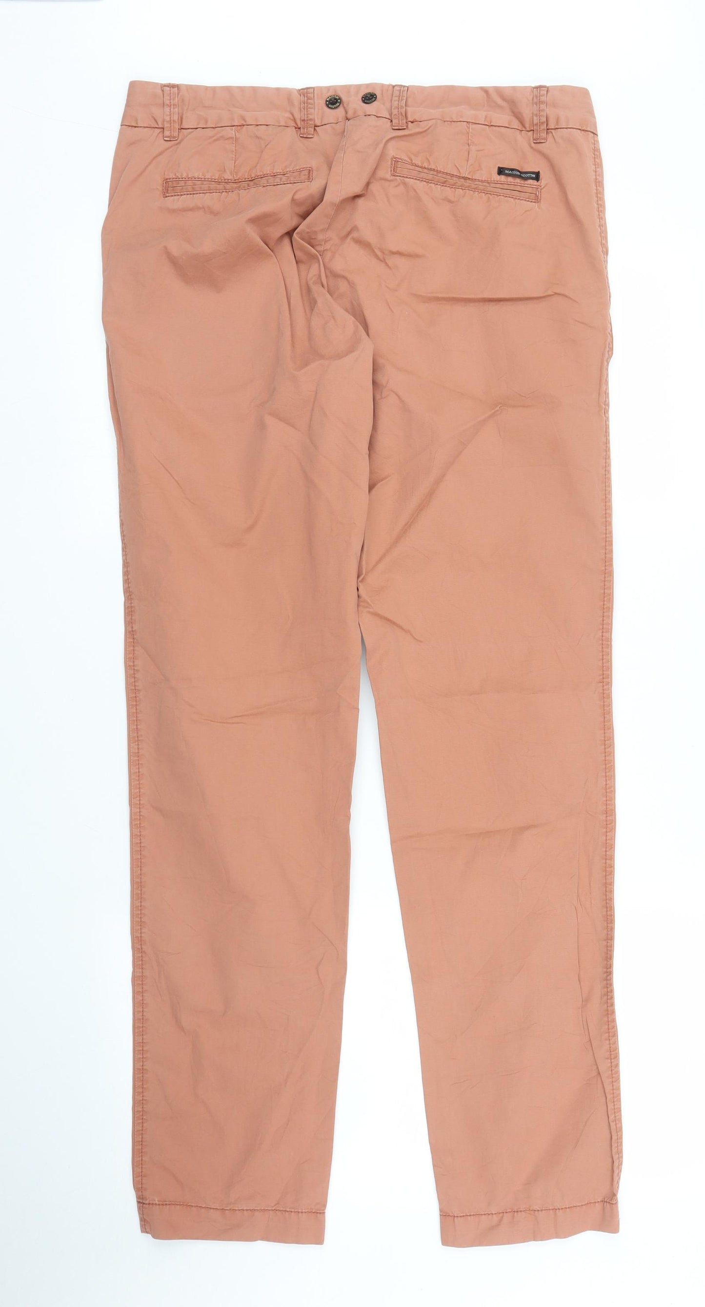 Maison Scotch Mens Pink   Chino Trousers Size 29 in L32 in