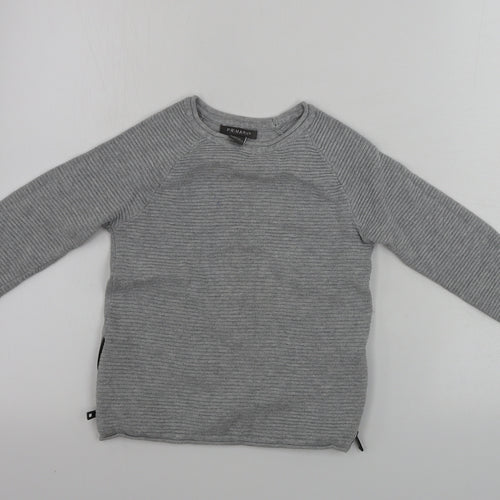 Primark  Boys Grey   Pullover Jumper Size 5-6 Years