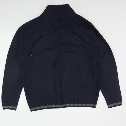 Ambrose Mens Blue   Pullover Jumper Size XL