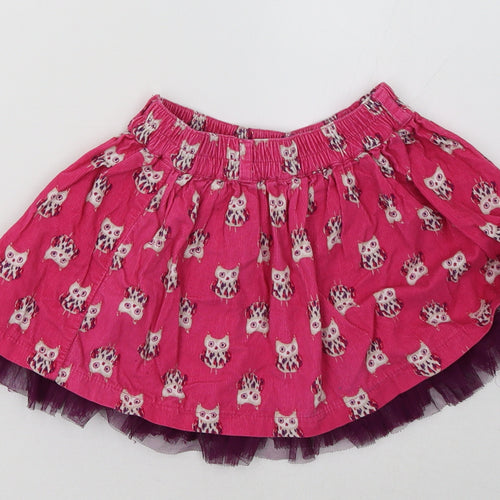 George Girls Pink Polka Dot  A-Line Skirt Size 3-4 Years