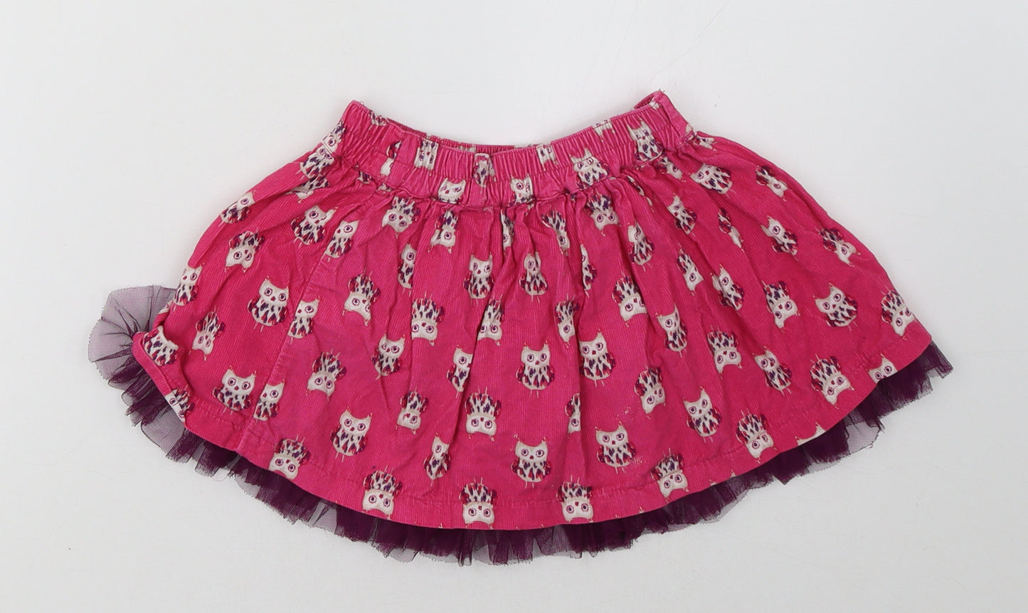 George Girls Pink Polka Dot  A-Line Skirt Size 3-4 Years