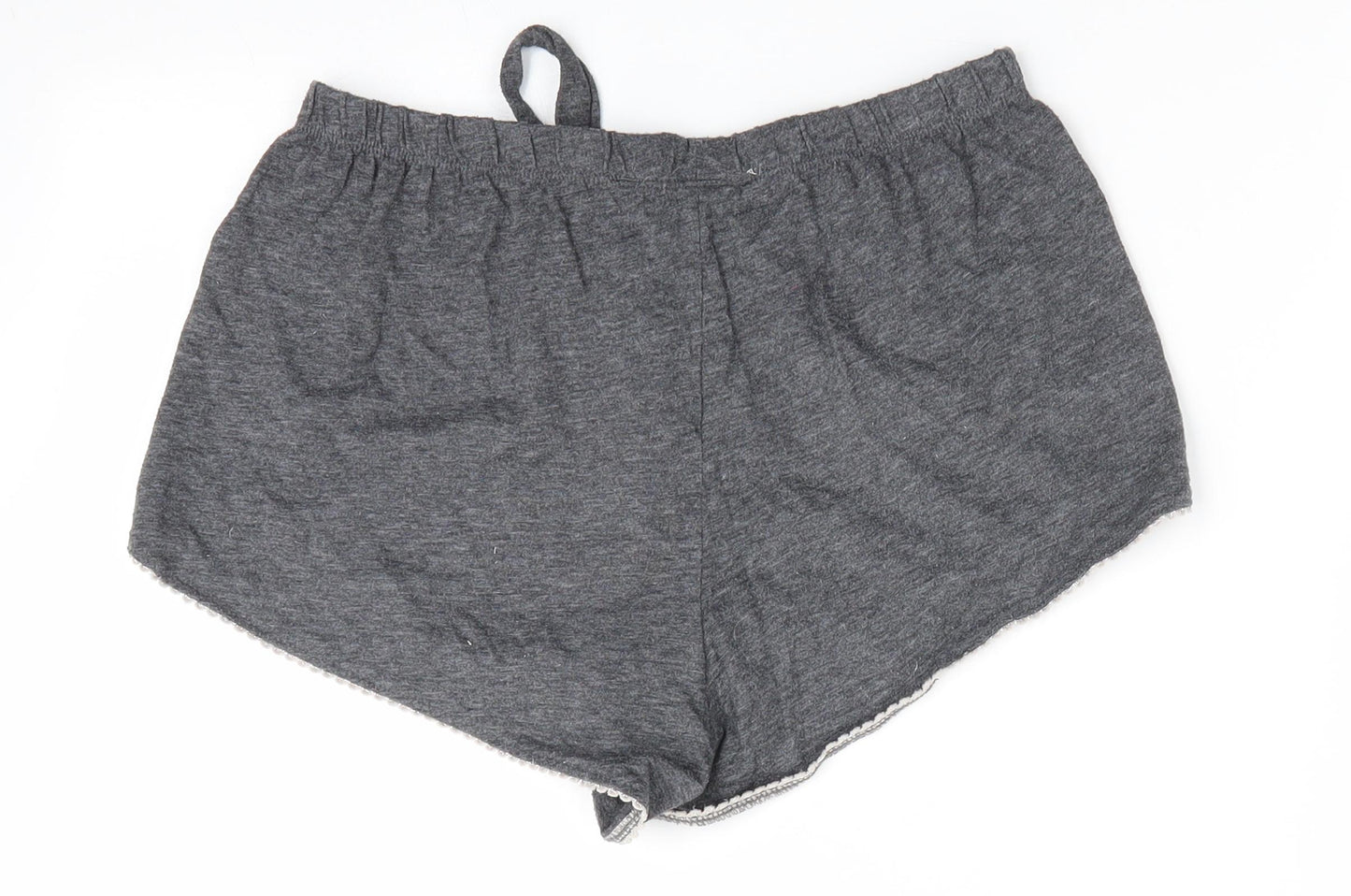 Lover to Lounge Womens Grey Solid   Sleep Shorts Size M