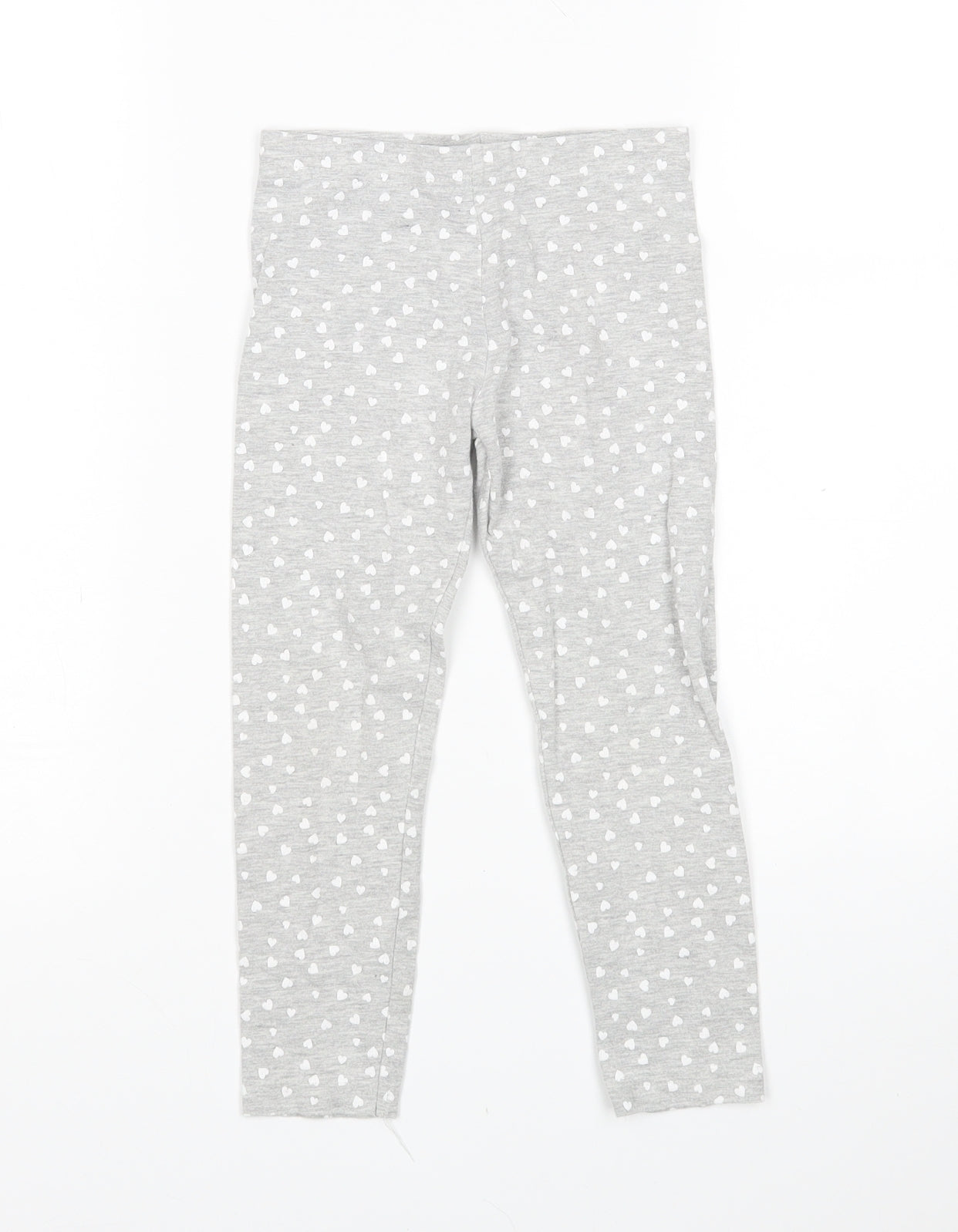 Primark Girls Grey Polka Dot   Pyjama Pants Size 5-6 Years