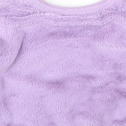 Nutmeg Girls Purple Geometric  Top Pyjama Top Size 3-4 Years