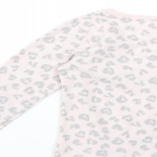 F&F Girls Multicoloured Animal Print  Top Pyjama Top Size 7-8 Years