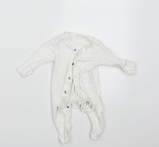 George Baby White   Babygrow One-Piece Size Newborn